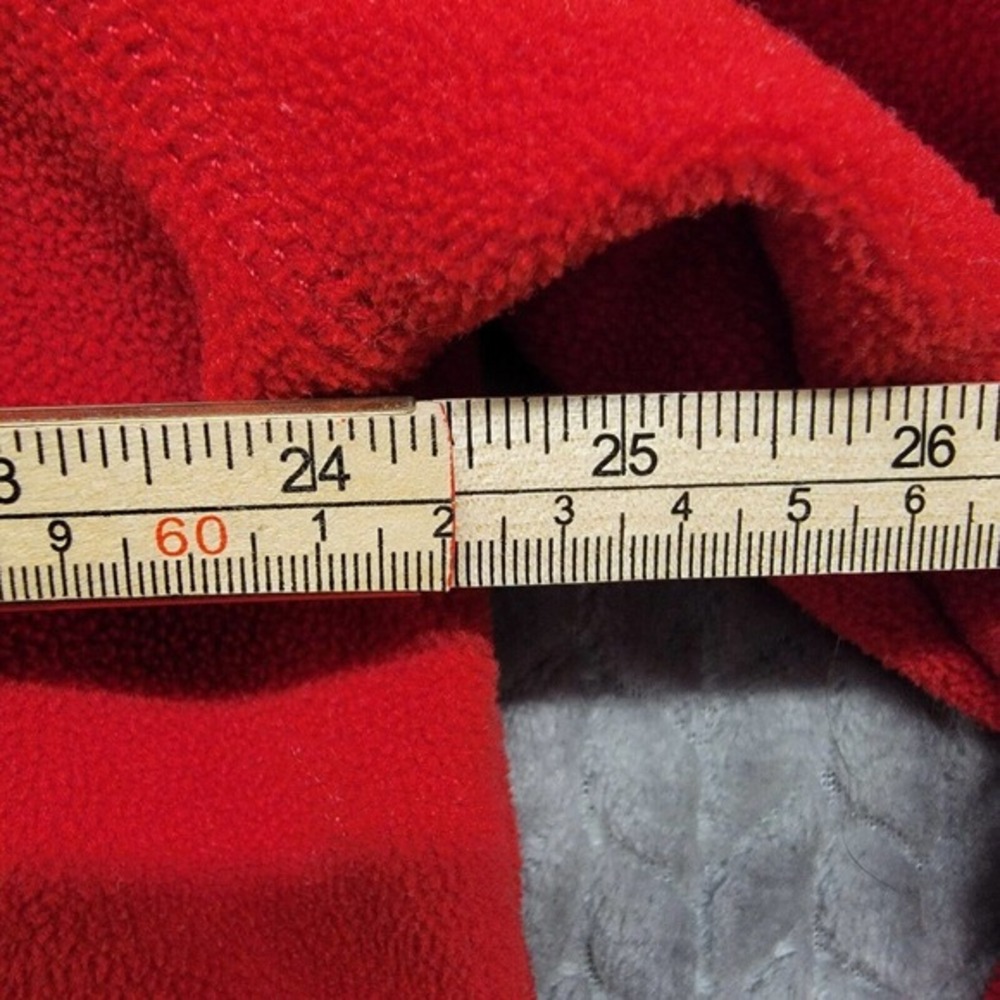 Old Navy Sweater‎ Mens XL Red ¼ Zip Fleece Mock Neck Pullover Sweatshirt - Picture 5 of 9